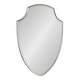 preview thumbnail 6 of 12, Kate and Laurel Caskill Framed Shield Wall Mirror 24x32 - Silver