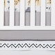 preview thumbnail 6 of 4, Lambs & Ivy Me & Mama Gray/White Safari Elephant, Giraffe & Zebra 3-Piece Nursery Baby Crib Bedding Set
