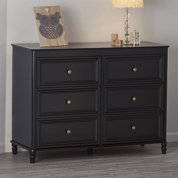 little seeds piper 6 drawer dresser cream Little Seeds Piper 6-Drawer Double Dresser