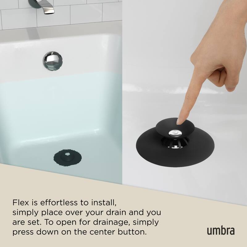 Umbra Flex Drain Stop & Hair Catcher