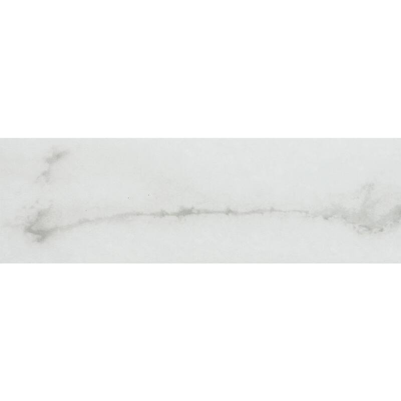 The Tile Life Penthouse 4x12 White Fantasy Glossy Porcelain Floor & Wall Tile
