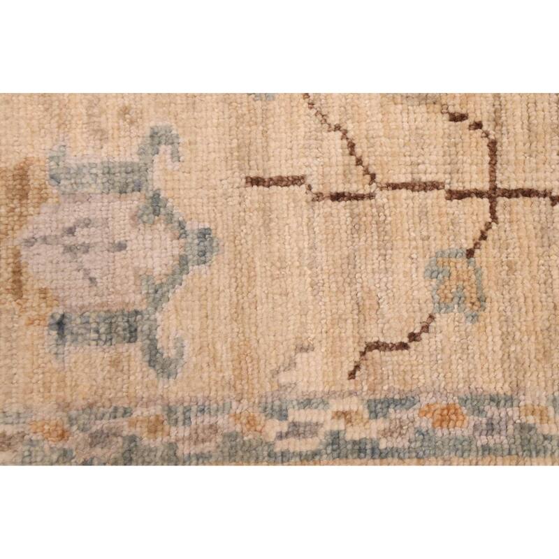 ECARPETGALLERY Hand-knotted Jules Serapi Beige Wool Rug - 9'2 x 11'7