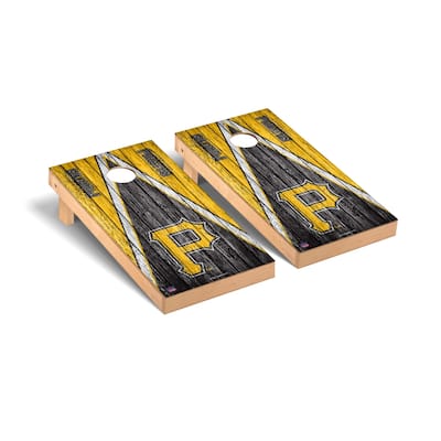 Pittsburgh Pirates MLB Triangle Cornhole Board Set