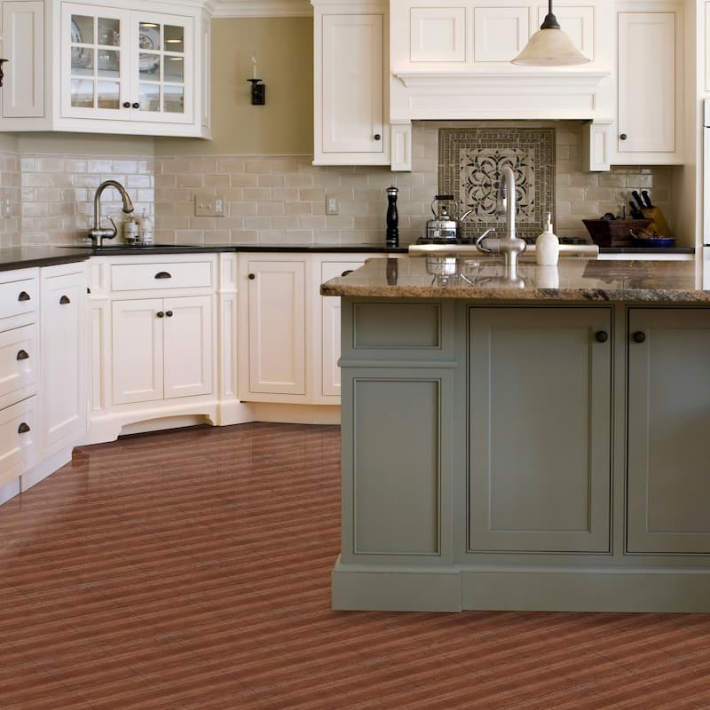 Achim Tivoli Medium Oak Plank-Look 12x12 Self Adhesive Vinyl Floor Tile - 45 Tiles/45 sq. Ft