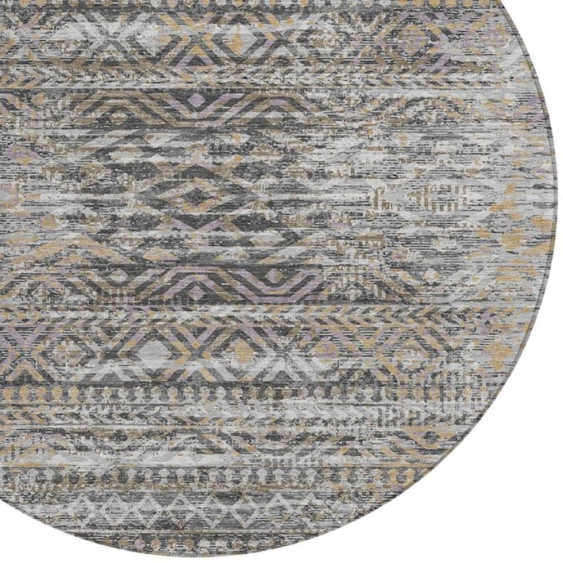 HomeRoots Moroccan Transitional Rectangle Outdoor Rug