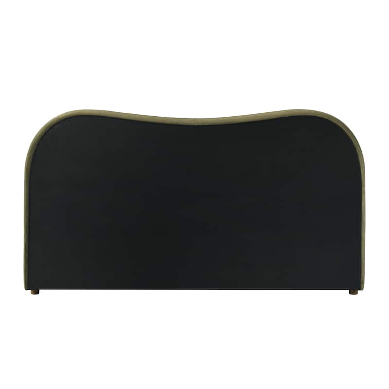 Furniture of America Niric Modern Fabric Upholstered Platform Bed with Storage Footboard