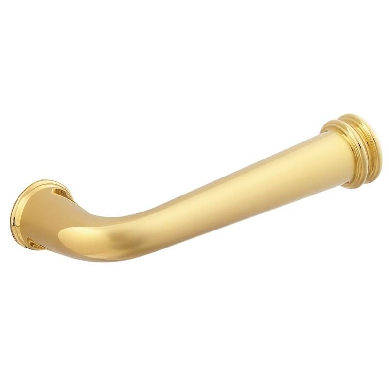 Baldwin Pair of Estate Levers without Rosettes - Lifetime Polished Brass