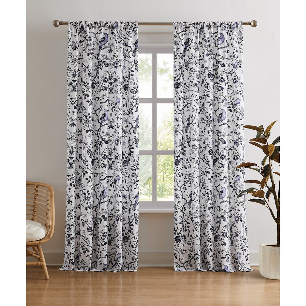 Brooklyn Loom Ava Floral Window Curtain