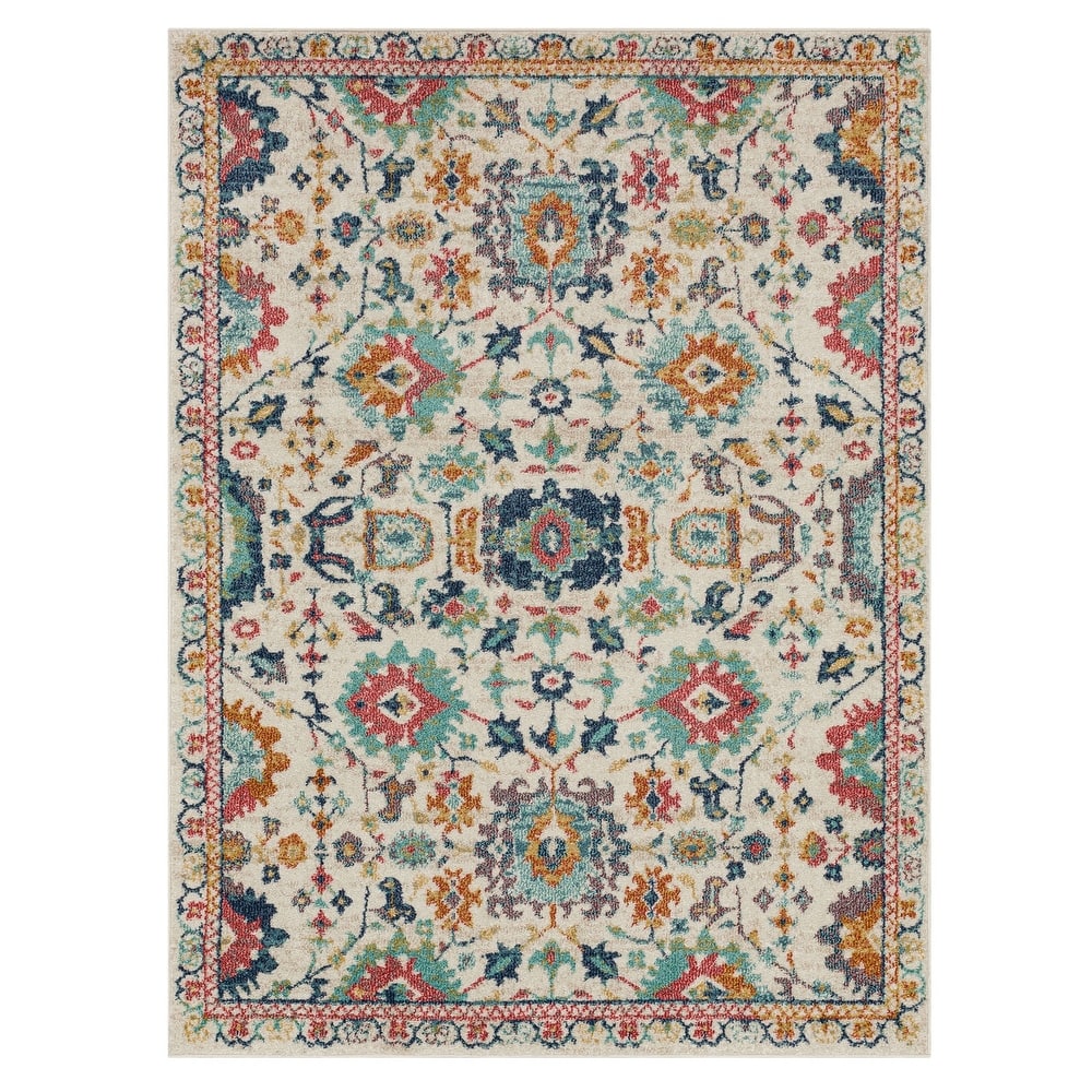 Mohawk Home Grove Elms Floral Ornamental Area Rug