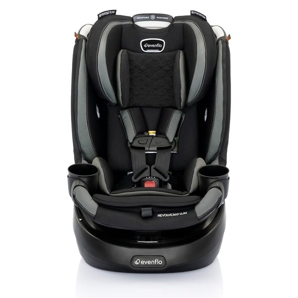 slide 2 of 37, Revolve360 Slim 2-in-1 Rotational Car Seat with Quick Clean Cover Salem Black