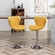 preview thumbnail 21 of 75, Roundhill Furniture Ellston Upholstered Adjustable Swivel Barstools, Set of 2