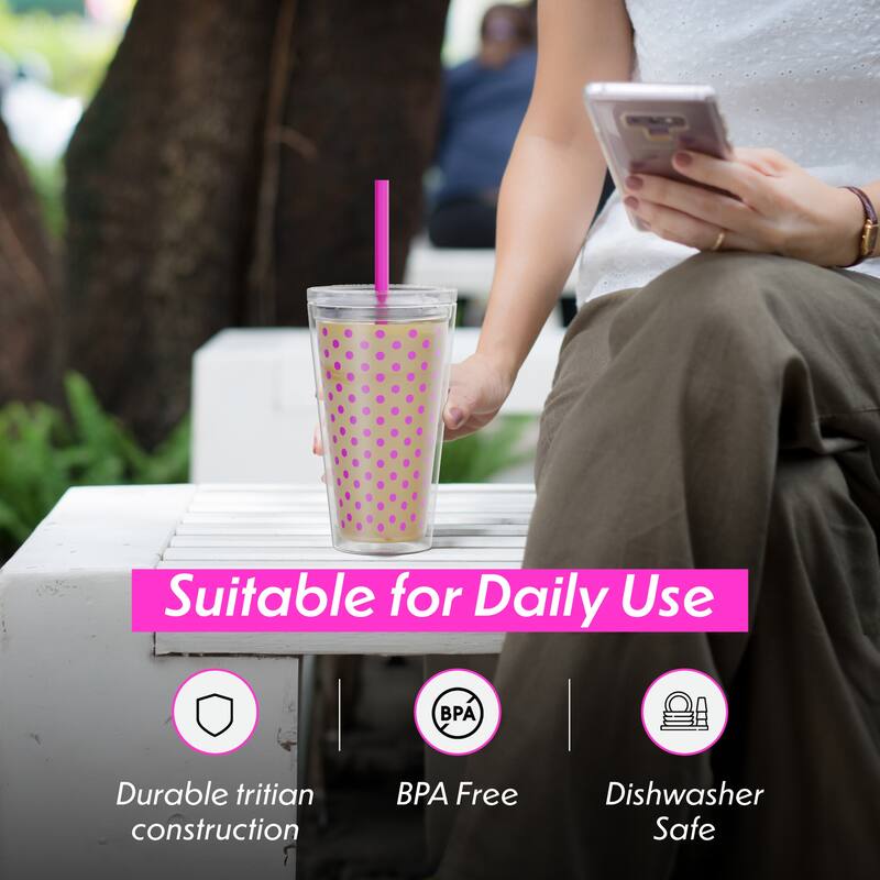 Copco Minimus Tumbler With Removable Straw And Double Wall Insulation - 24 oz.