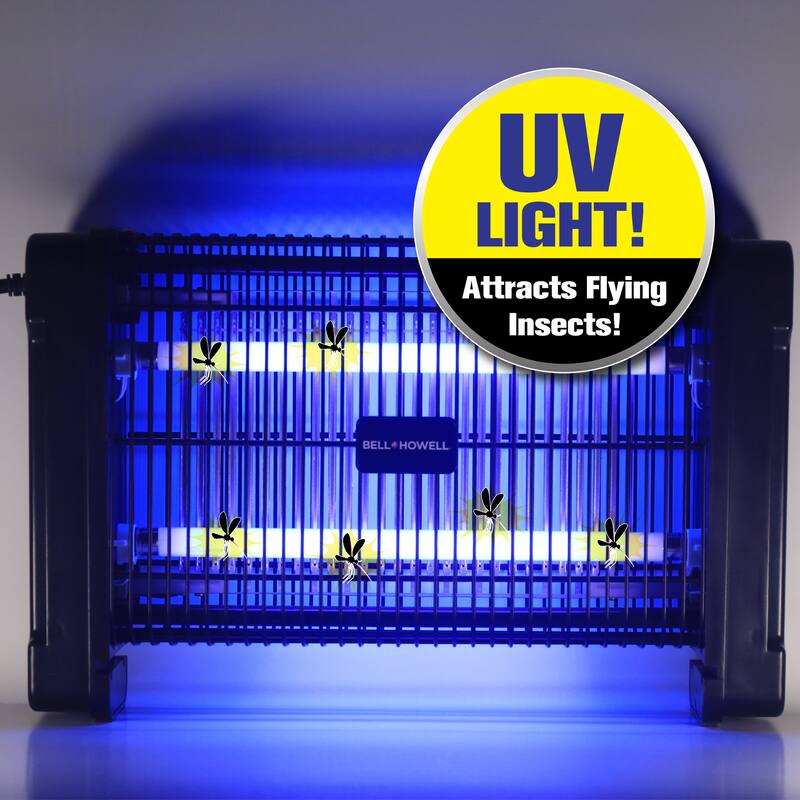 Bell Howell High Performance Monster Pest Insect Zapper - Black