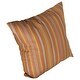preview thumbnail 10 of 21, Pillow 15" x 15" - Orange Stripe