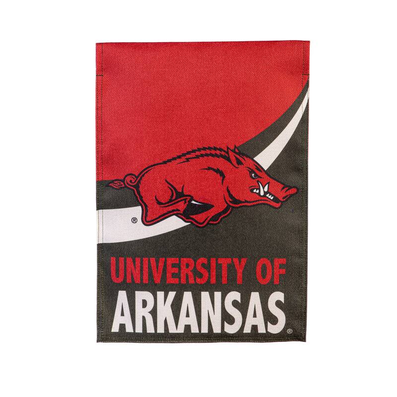 University of Arkansas Burlap Flag Garden Size