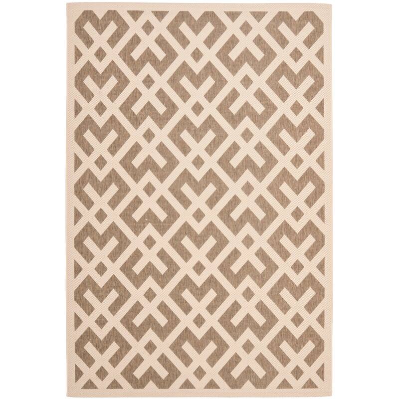 SAFAVIEH Courtyard Sytske Indoor/ Outdoor Waterproof Patio Backyard Rug