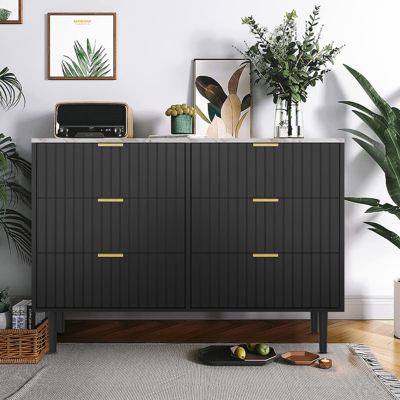 6 Drawers Chest of Dresser Storage Tower Cabinet Organizer