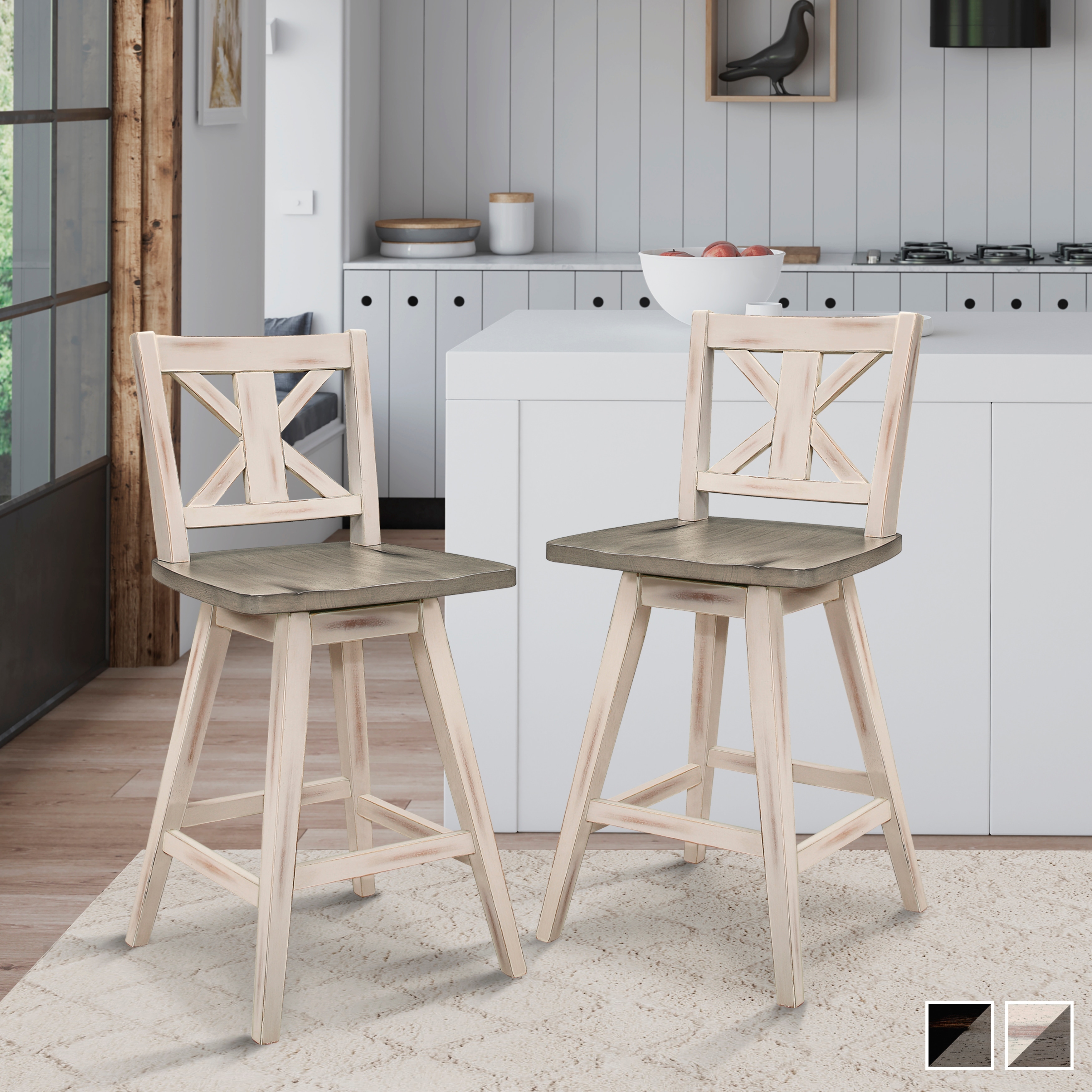 Carbon loft sircar industrial shop swivel bar stool