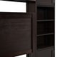 preview thumbnail 15 of 14, Queen Size Wooden Bed with All-in-One Cabinet, Shelf, Sockets & Twin XL Trundle - Stylish and Functional in Espresso