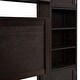 preview thumbnail 14 of 14, Wood Platform Bed with All-in-One Cabinet and Shelf, Slat Support Bed Frame, Storage Headboard with 10 Shelf Cubes & 4 Cabinets