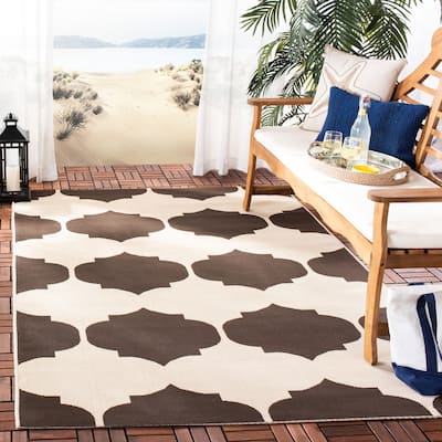 SAFAVIEH Courtyard Marilee Indoor/ Outdoor Waterproof Patio Backyard Rug