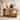 Square Solid Wood End Table, Side Table for Living Room, Bedside Table with Open Storage for Bedroom, Small Spaces (Set of 2)