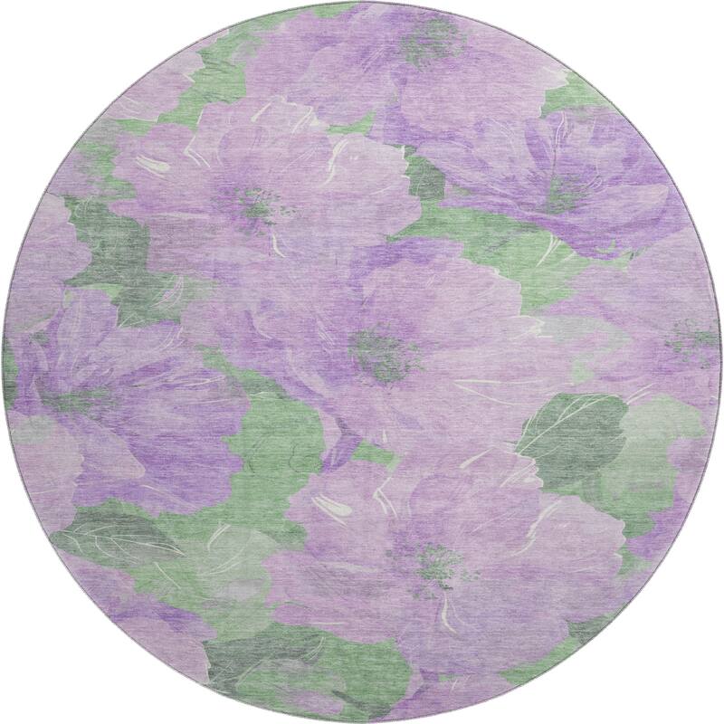 Premium Washable Super Soft Contemporary Floral Mayfield Rug