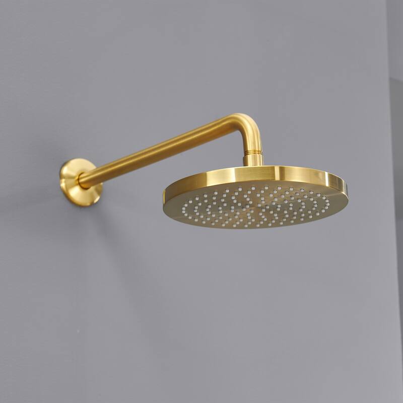 Luxier SS-D02 24 in. Wall Bar Shower Faucet Kit with Valve