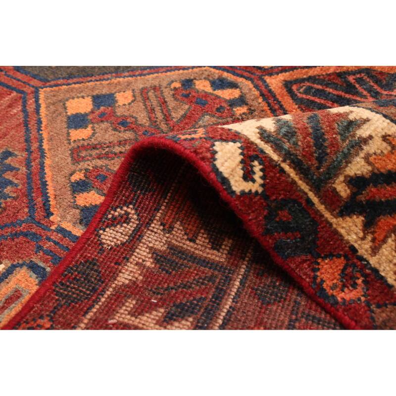 ECARPETGALLERY Hand-knotted Konya Anatolian Dark Red Wool Rug - 5'1 x 6'0