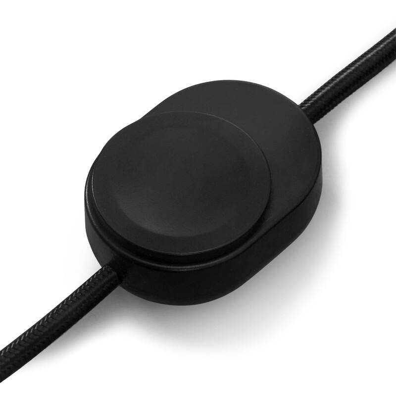 Brightech Alba LED Off-White Cream Ceramic Midcentury Round Dome Dimmable Bedside Nightstand Desk Lamp