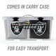 preview thumbnail 5 of 3, Las Vegas Raiders NFL Dual Sided Pro Stop & Slide Cornhole Bags