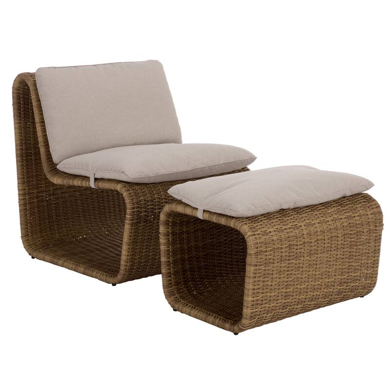 SAFAVIEH Outdoor Living Drew Lounge Set - 28"W x 32"D x 32"H