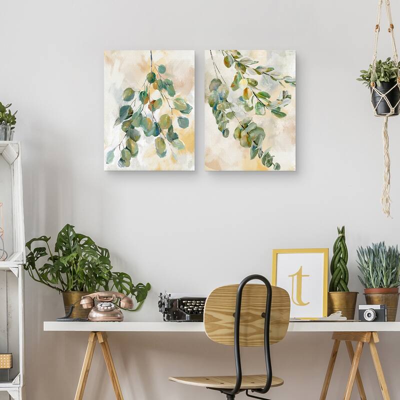 Eucalyptus I-II by Studio Arts Canvas Art PrintS