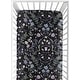 preview thumbnail 1 of 4, Sweet Jojo Designs Black Purple Boho Wildflower Vintage Floral Girl Fitted Crib Sheet Lavender Bohemian Farmhouse Cottagecore