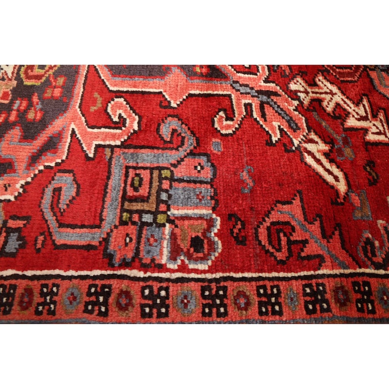 ECARPETGALLERY Hand-knotted Sarabi Red Wool Rug - 8'1 x 11'0