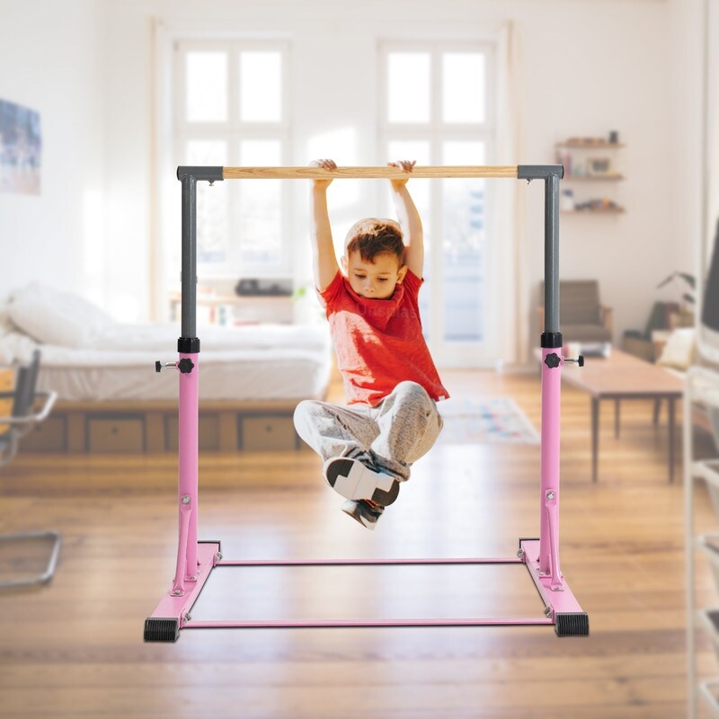 Pink-Gymnastic-Bar-Set-
