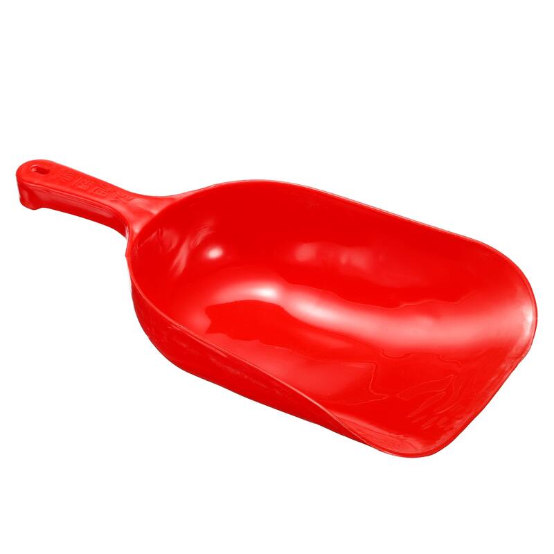 Feed Scoop PP 11.5" Flour Cereal Sugar Utility Handle Shovel Red