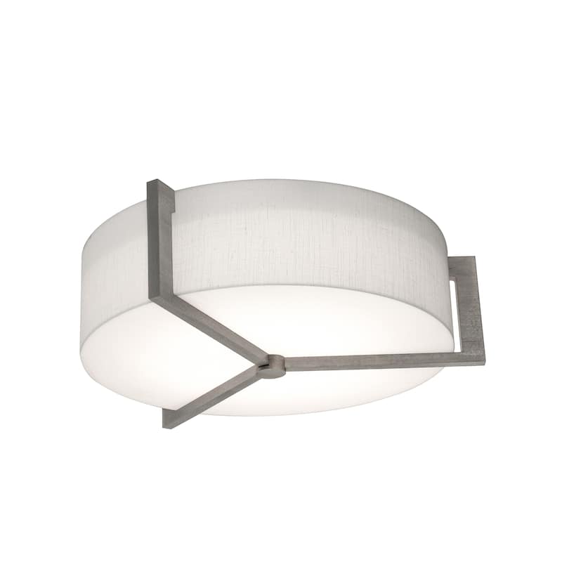 AFX Apex 12'' Flush Mount - Weathered Grey Finish