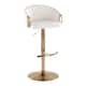Option Cream Velvet/Gold Metal/Rounded T