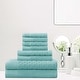 preview thumbnail 42 of 49, Turkish Cotton 8 Piece Herringbone and Solid Towel Set by Superior