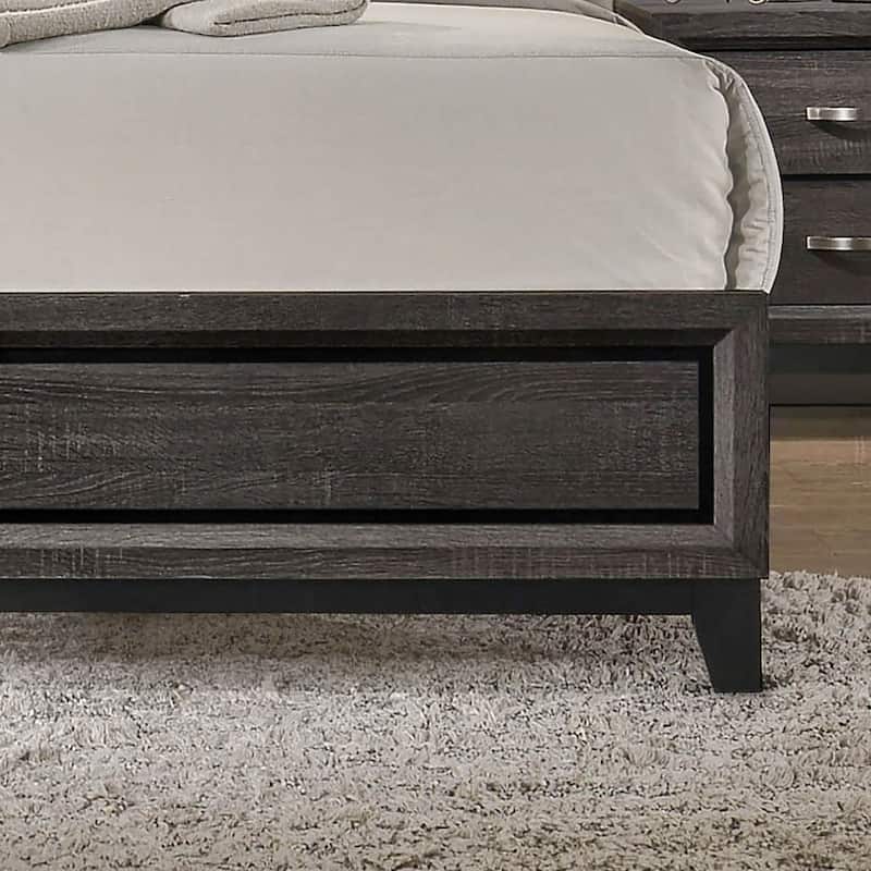 Furniture of America Lante Modern 6-Piece Two-Tone Design Panel Bedroom Set