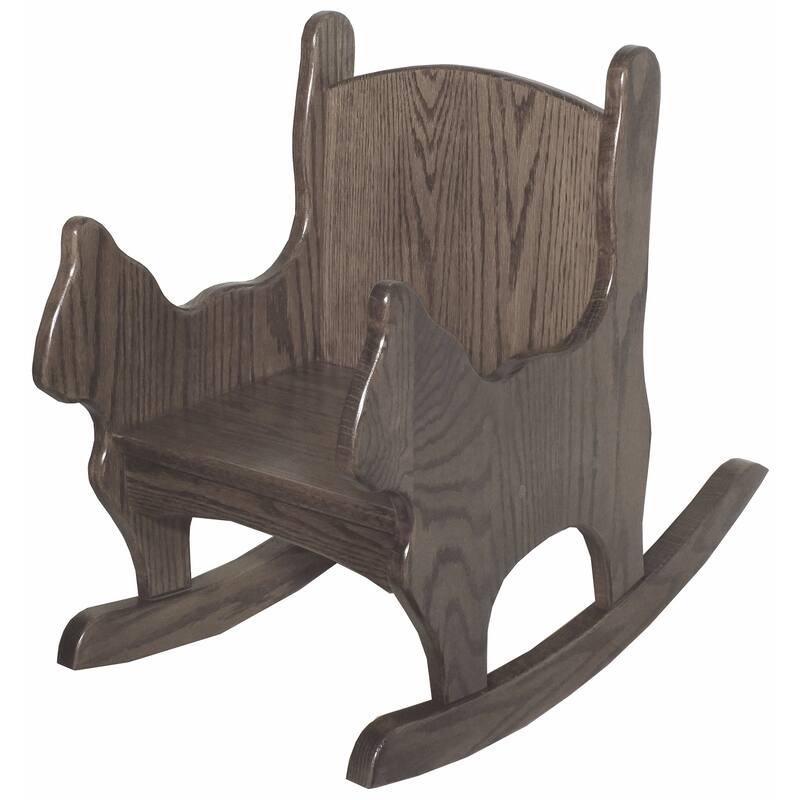 Oak Kid's Cat Rocker - Overstock - 34421507