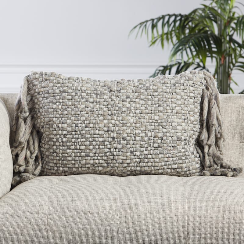 Cress Textured Lumbar Pillow