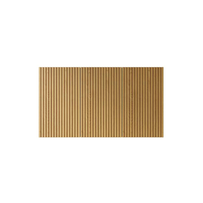 41"Bathroom Wall Mounted Cabinet, Composed of 3 Cabinets with Doors, Suitable for Bathroom, Living Room, and Laundry - Oak