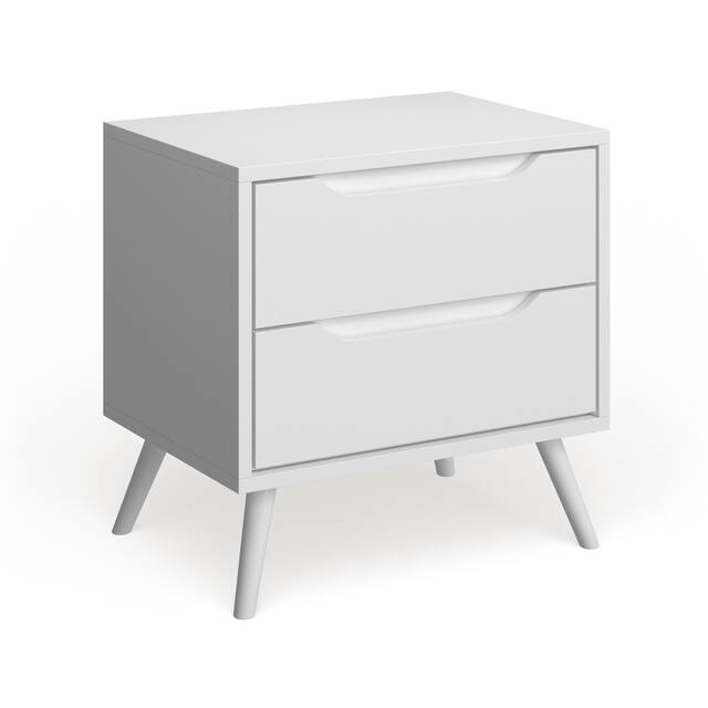 Carson Carrington Bodo Mid-century Modern 2-drawer Nightstand