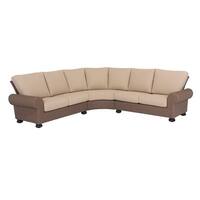 Shop Barcalounger Outdoor Living Pacific Shoreline 5 Seater Sectional Sofa With Aluminum Frame On Sale Overstock 31845977