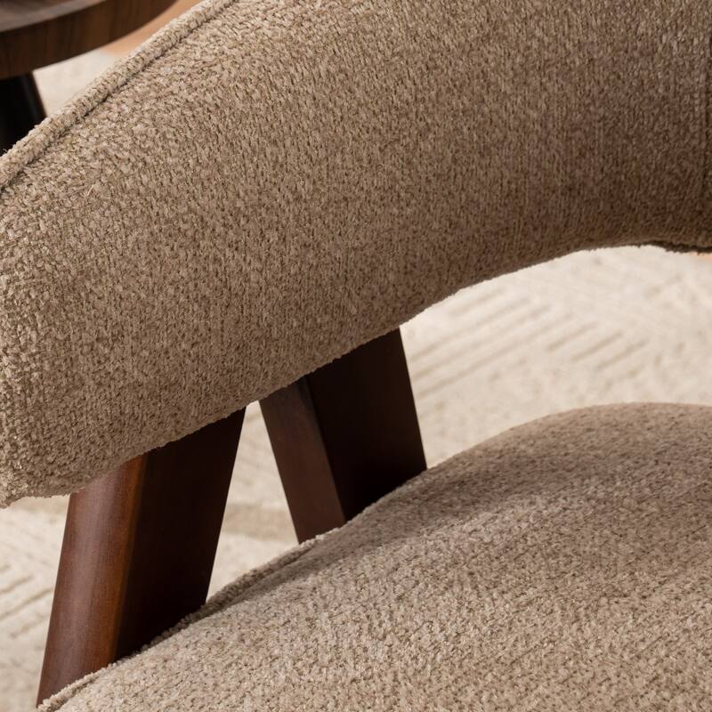 27.56" W x 23.62" D x 27.95" H Accent Arm Chair Fabric Living Room Chair Set of 2