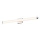 preview thumbnail 1 of 1, Tubo Slim Polished Chrome Drum Trim Large 33-inch LED Vanity