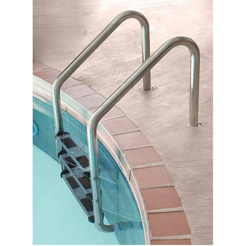 3-Step Stainless Steel In-Ground Swimming Pool Ladder - 62.5"