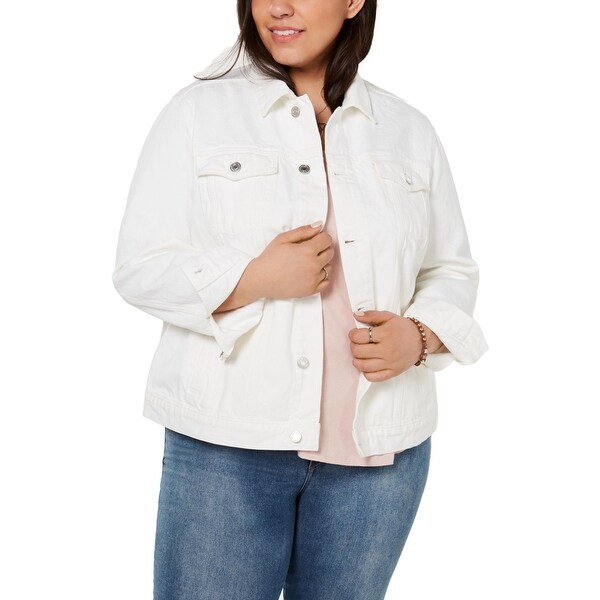 lucky brand white jean jacket